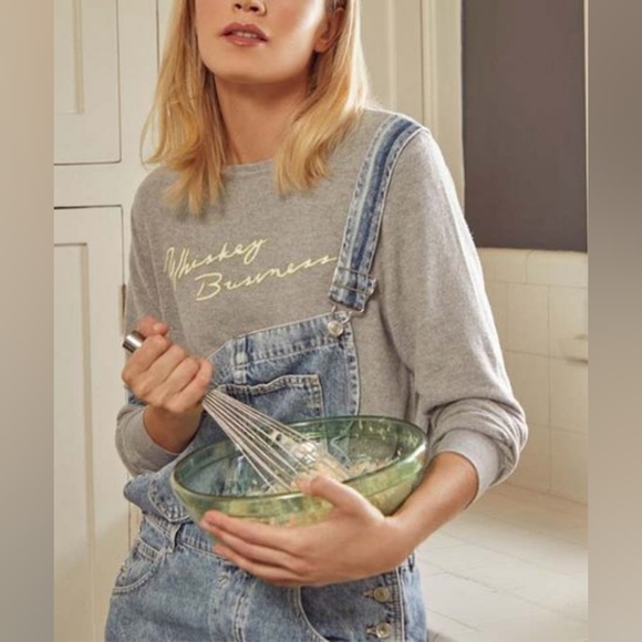 Wildfox Tops - Heather Gray 'Whiskey Business' Sweatshirt, M